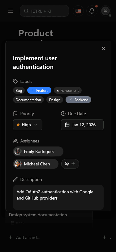 App Screenshot Dark
